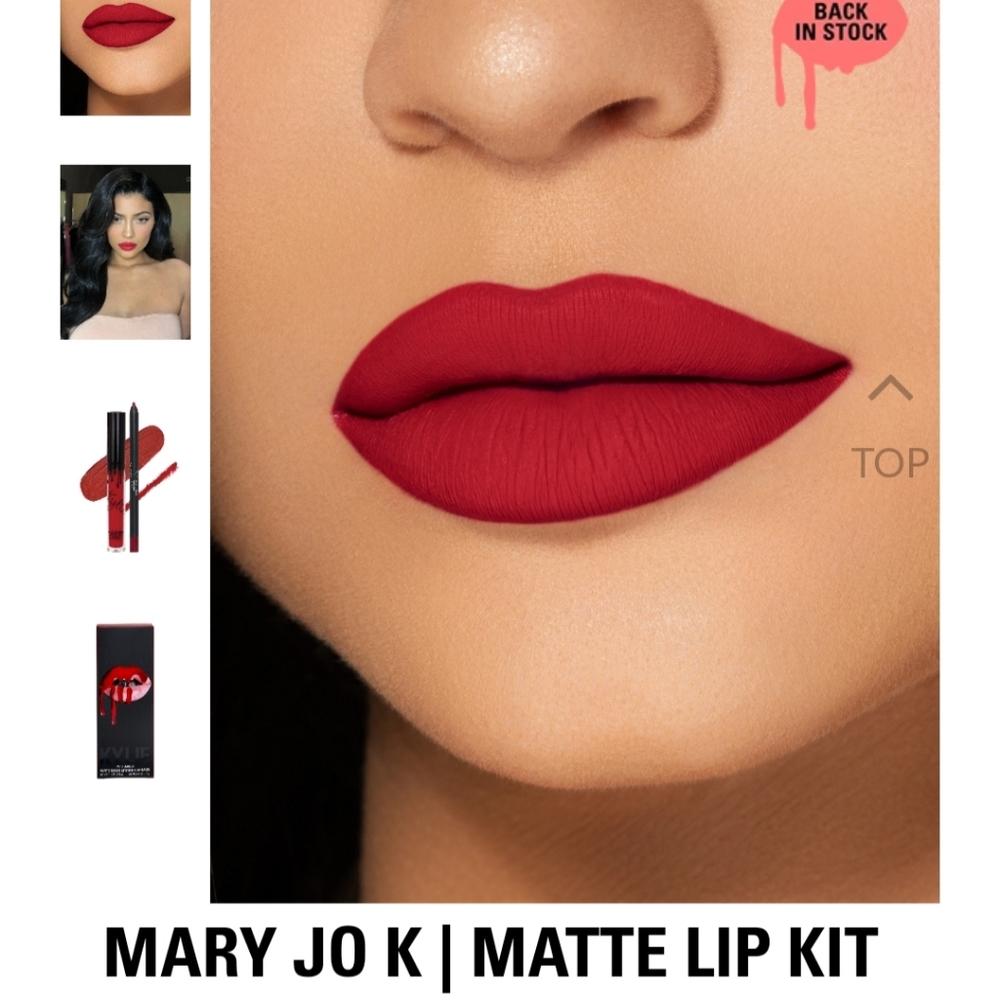 Kylie ❤️ matte liquid lipstick and lip liner